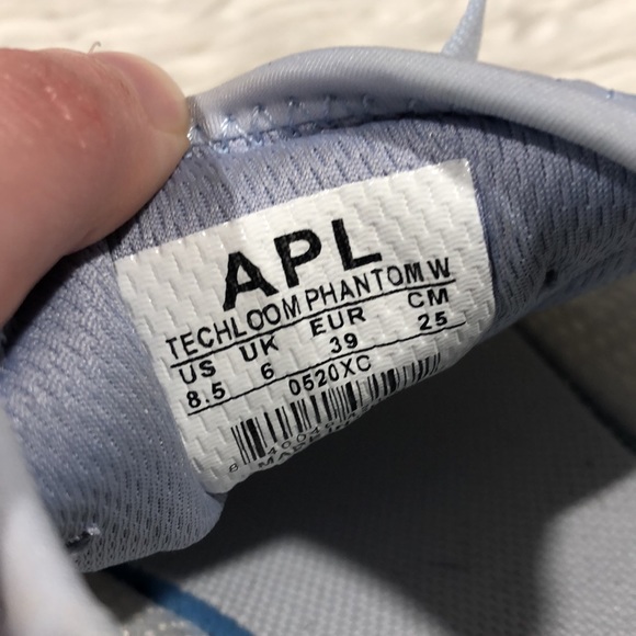 APL White Knit Techloom Phantom Lace Up Running Sneakers - Picture 2 of 16